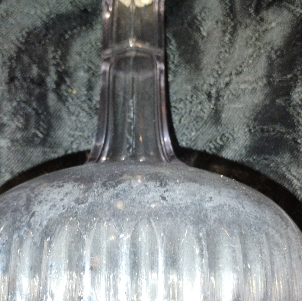 Vintage Bundle Of 4 Glass/Crystal/ Glass Empty Decanters With Matching Stoppers! - Picture 5 of 16